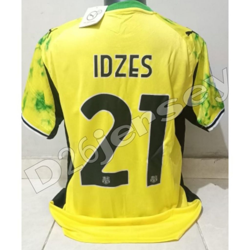 Jersey SassuoloO_ 3rd Third 2025 / 2026 + Cetak Nama Nameset IDZES 21 / Custom suka suka Font OFFICI