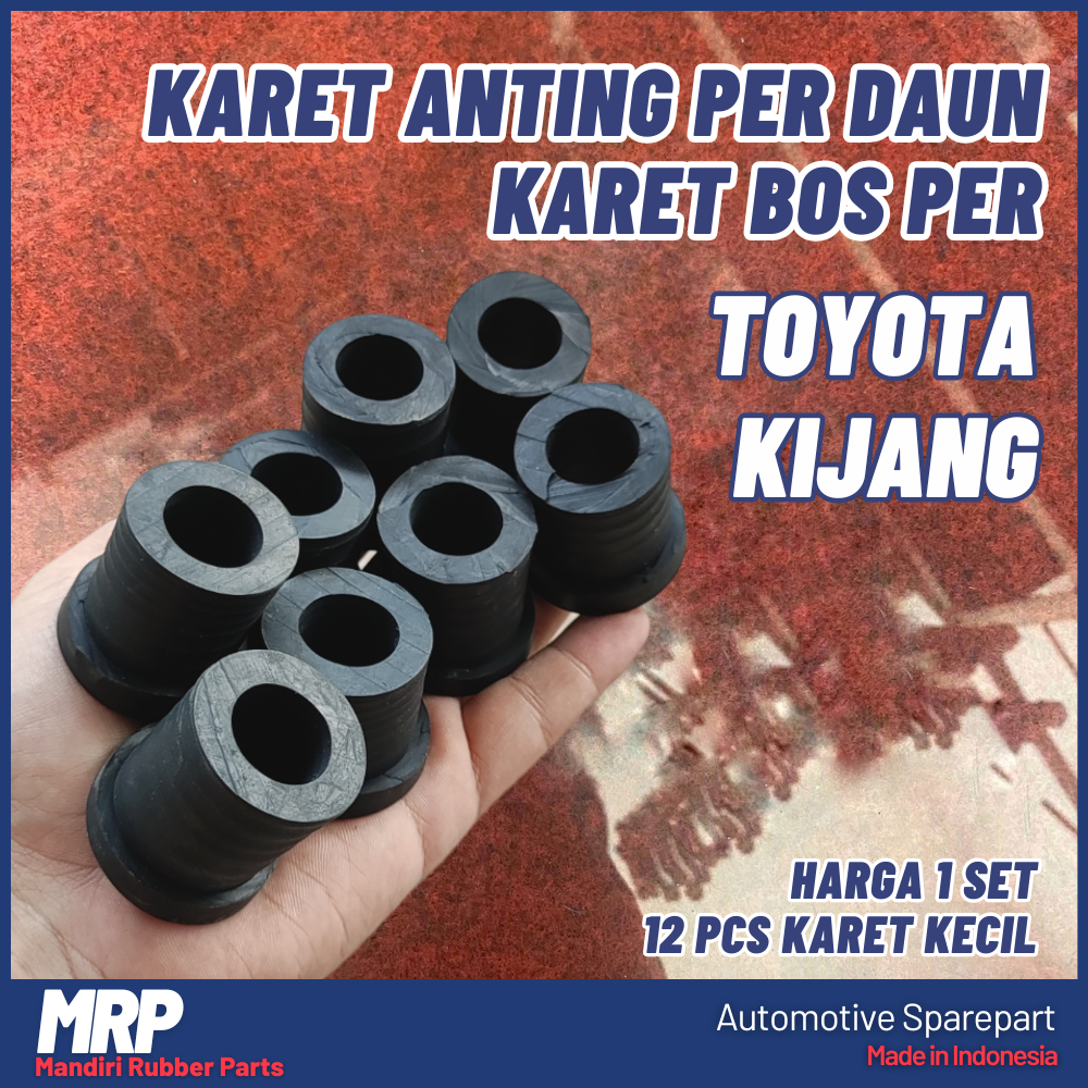 ( 1 Set ) Karet Bos Per Daun Kijang / Karet Per Bush Bushing Kijang / Karet Per Daun Kijang