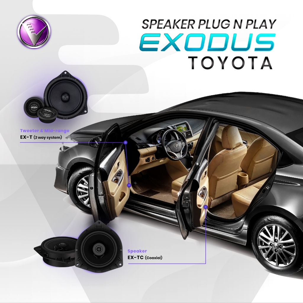 Speaker Split 2 Way + Tweeter (Speaker Depan)