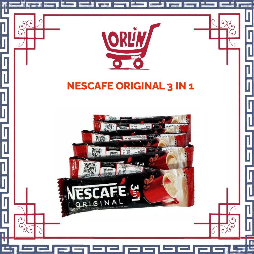 NESCAFE ORIGINAL 3 IN 1 17GR X 10 SACHET/KOPI/KOPI SUSU/NESCAFE