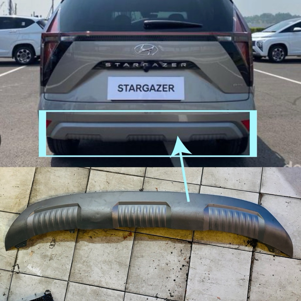 Diffuser Bemper belakang Hyundai stargazer original