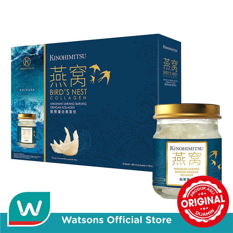 Kinohimitsu Bird's Nest Collagen 6'S 75ml