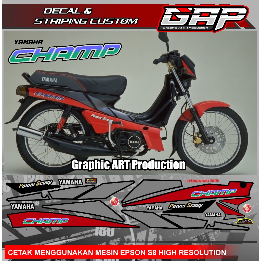 Striping Champ, List Yamaha Champ