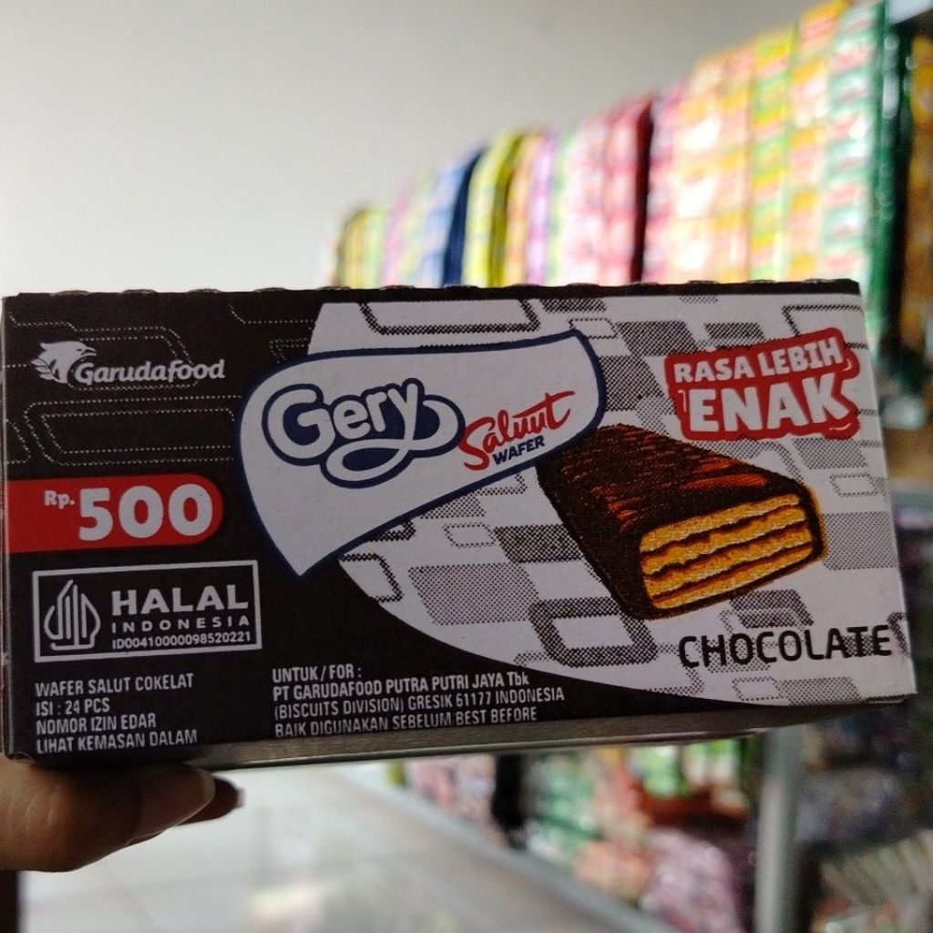 Gery Wafer Salut Coklat