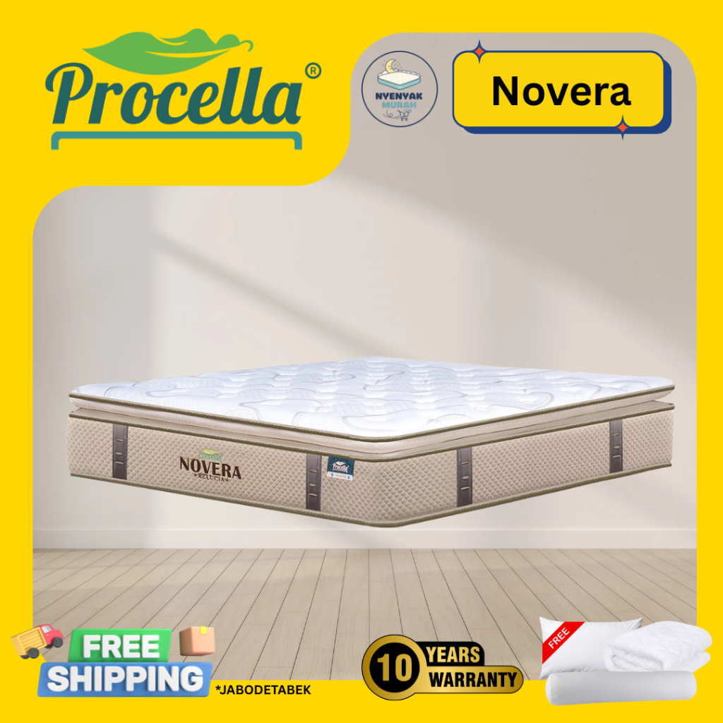 Kasur Springbed ​PROCELLA Novera - Kasur Saja Size/Ukuran 100x200 120x200 160x200 180x200 200x200