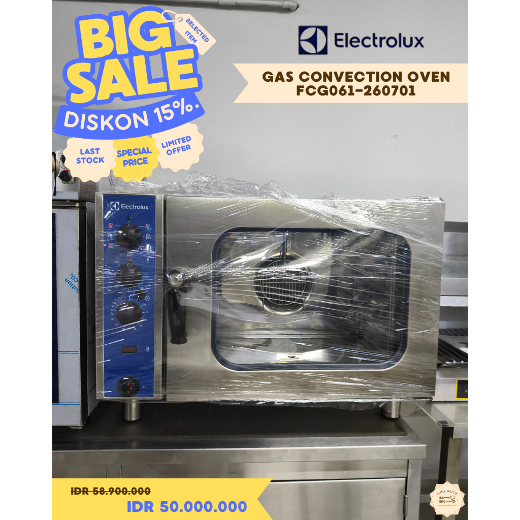 Electrolux Gas Convection Oven 6 GN 1/1FCG061-260701