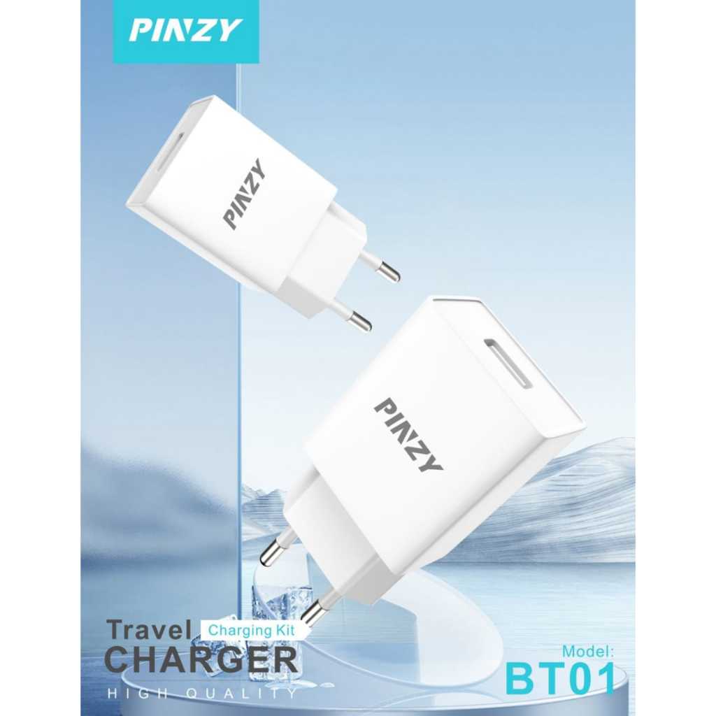 BATOK ADAPTER PINZY BT01 DAN BT02 2.4A SMART INTELIJEN CHARGER