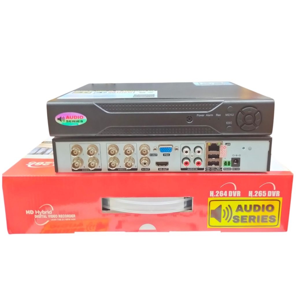 DVR XMEYE HD.VISION AUDIO 8.CH H265 - 6in DVR 2560P