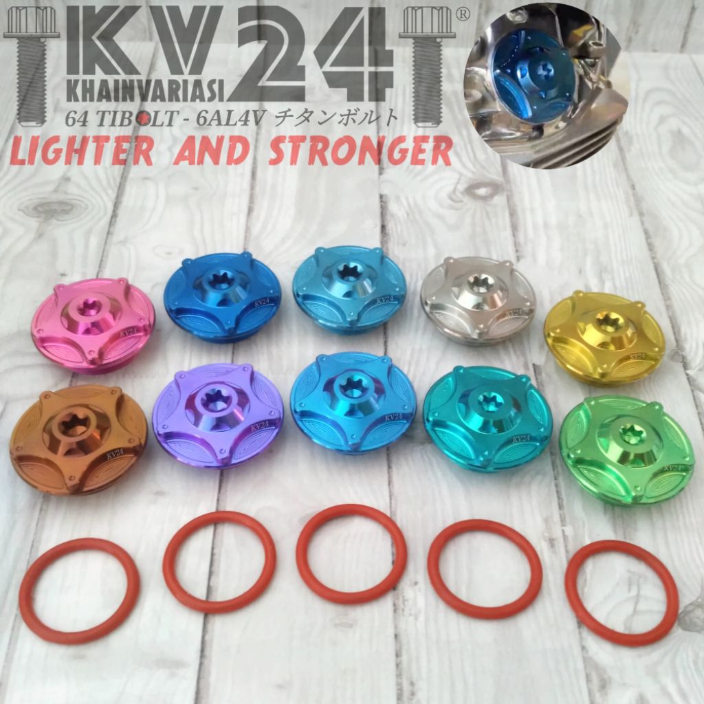 Tutup klep titanium tiger gl megapro
