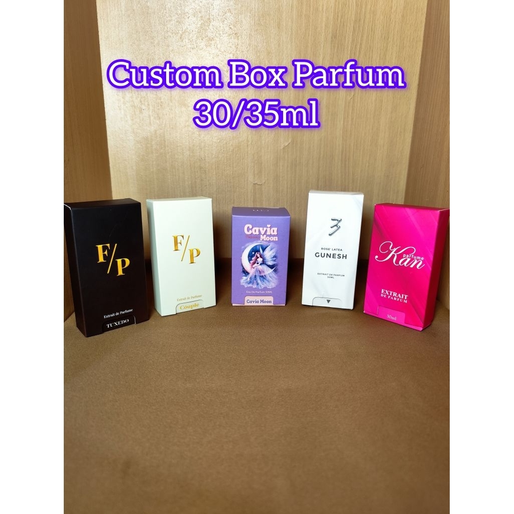 Custom box parfum || cetak sliding box parfum 30ml