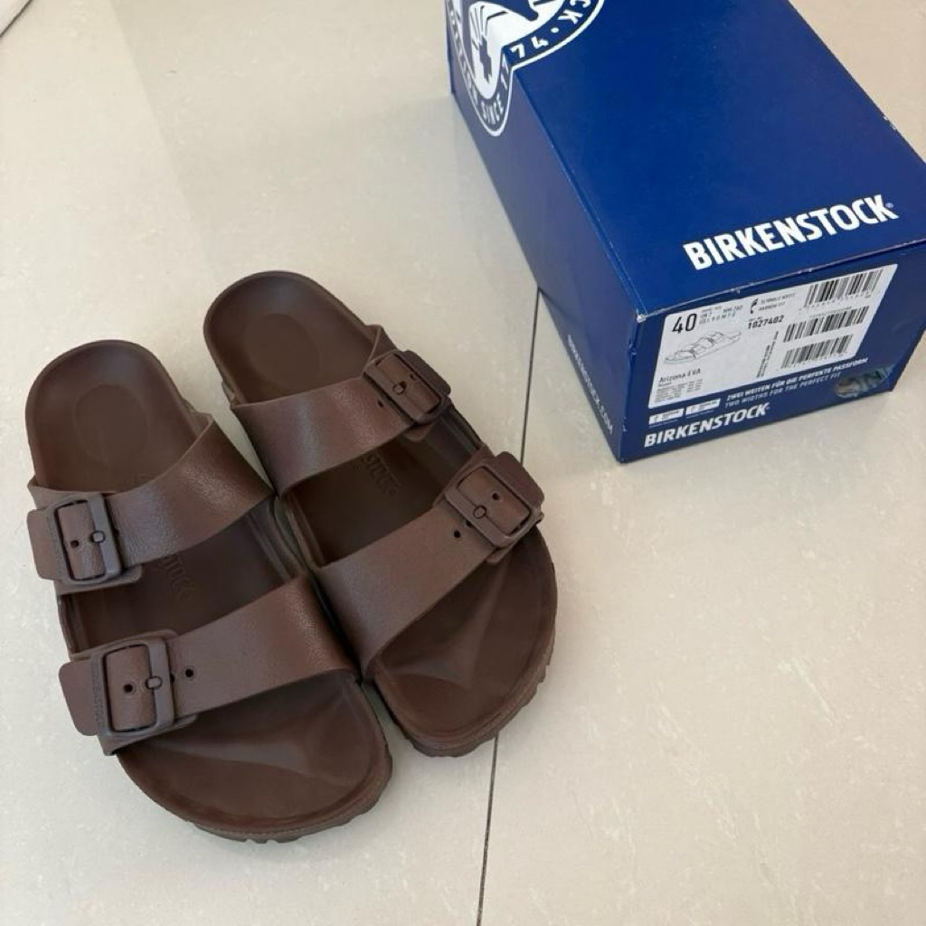 Birkenstock Arizona Eva unisex second 100% original brown fullset - 40