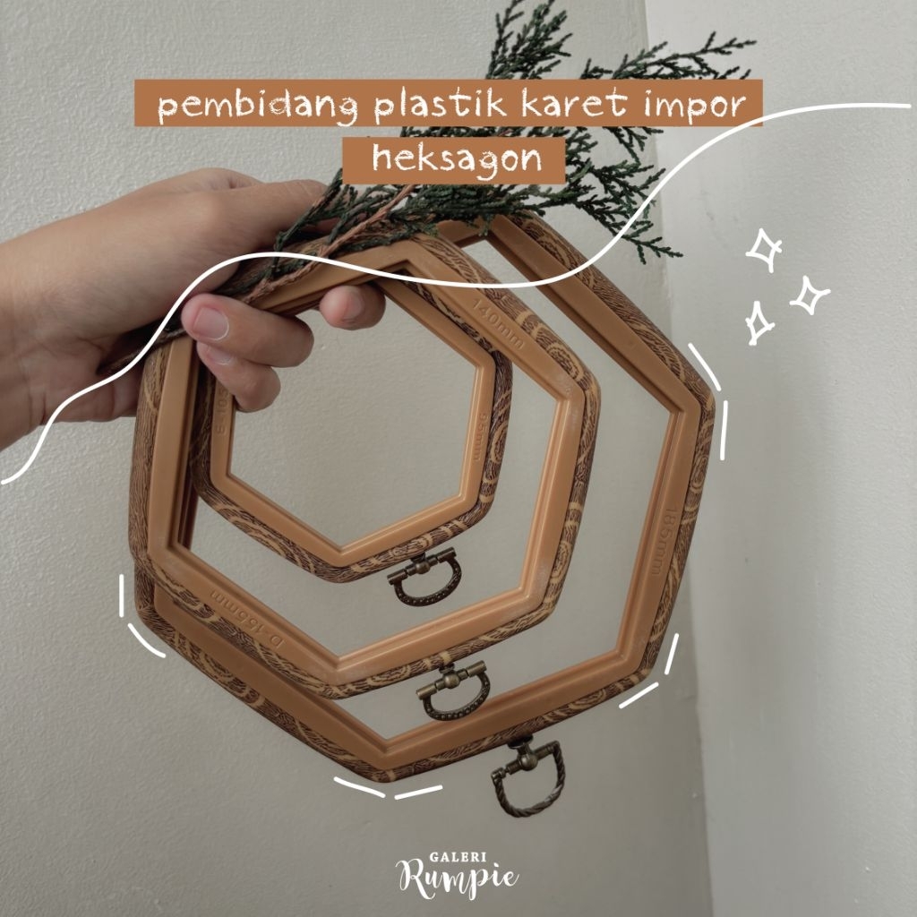 Pembidang/Pamidangan/Midangan/Ram/Bidangan/Hoop Kayu Plastik Karet Impor