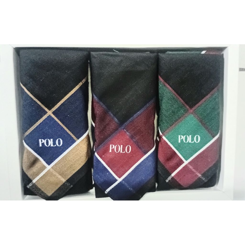 Sapu Tangan Pria Halus Katun / Pcs