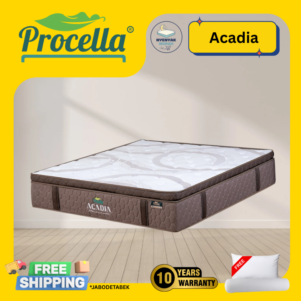 Kasur Springbed PROCELLA Acadia - Kasur Saja Size/Ukuran 100x200 120x200 160x200 180x200 200x200