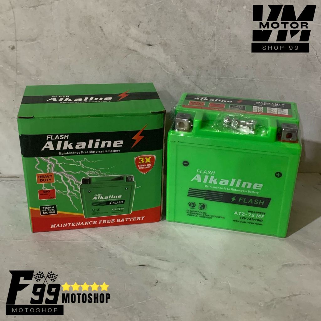 AKI MOTOR SATRIA FU / CBR 150 / VARIO ALKALINE ATZ-7S MF