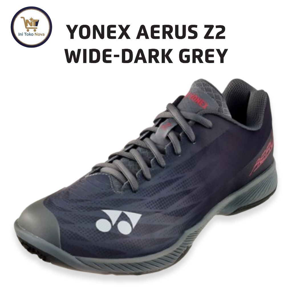 Yonex Sepatu Badminton Power Cushion Aerus Z2 Wide Dark Grey