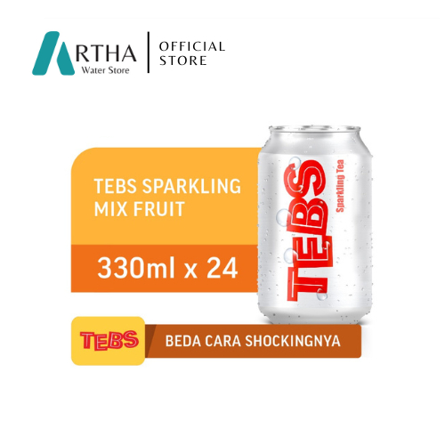 TEBS Sparkling Mix Fruit Botol / Can 330ml x 20