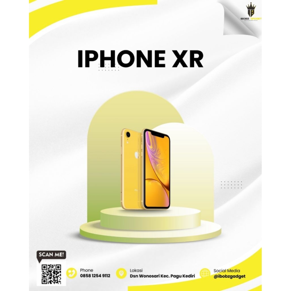 IPHONE XR 64GB IBOX GARANSI RESMI