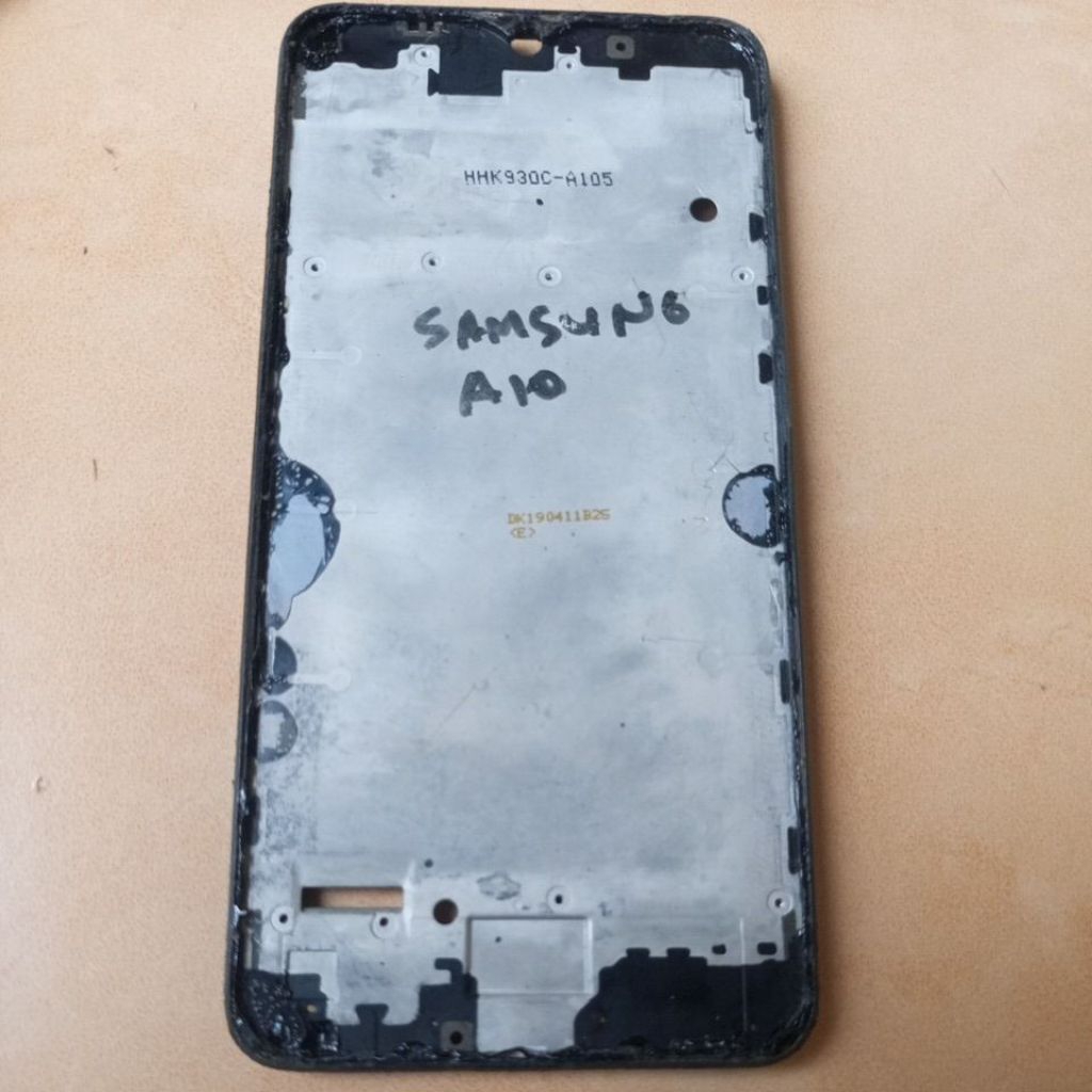 prame tatakan lcd samsung a10 ori copotan