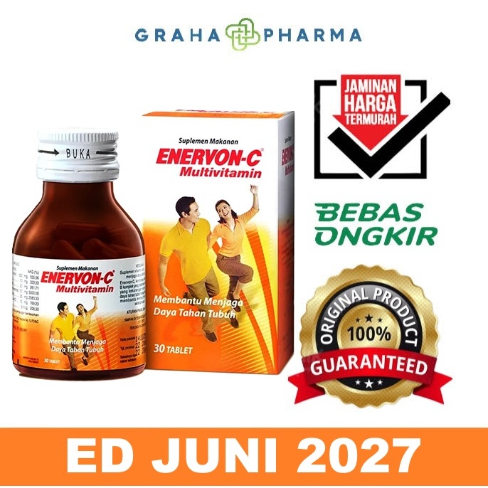 ENERVON C 30 TAB - VITAMIN C BOTOL