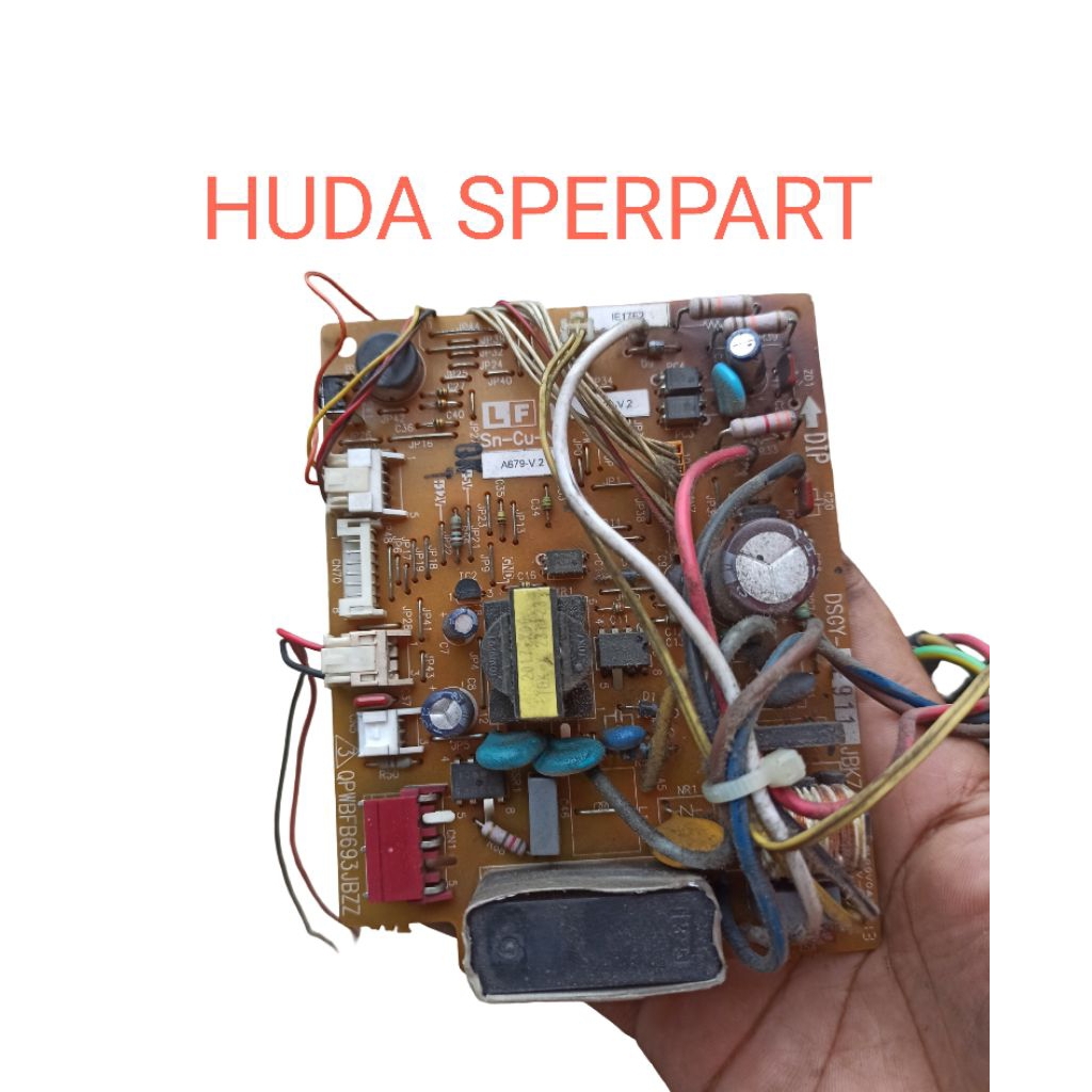 MODUL PCB AC SHARP INVERTER 1/2PK QPWBFB693JBZZ ORI