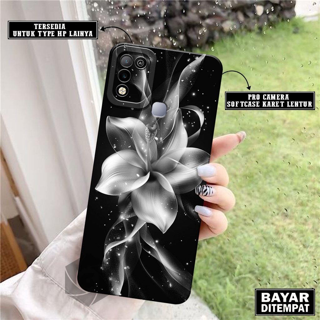 Case INFINIX HOT 10 PLAY / 11 PLAY Terbaru - Case Bunga - Softcase INFINIX HOT 10 PLAY / 11 PLAY - C
