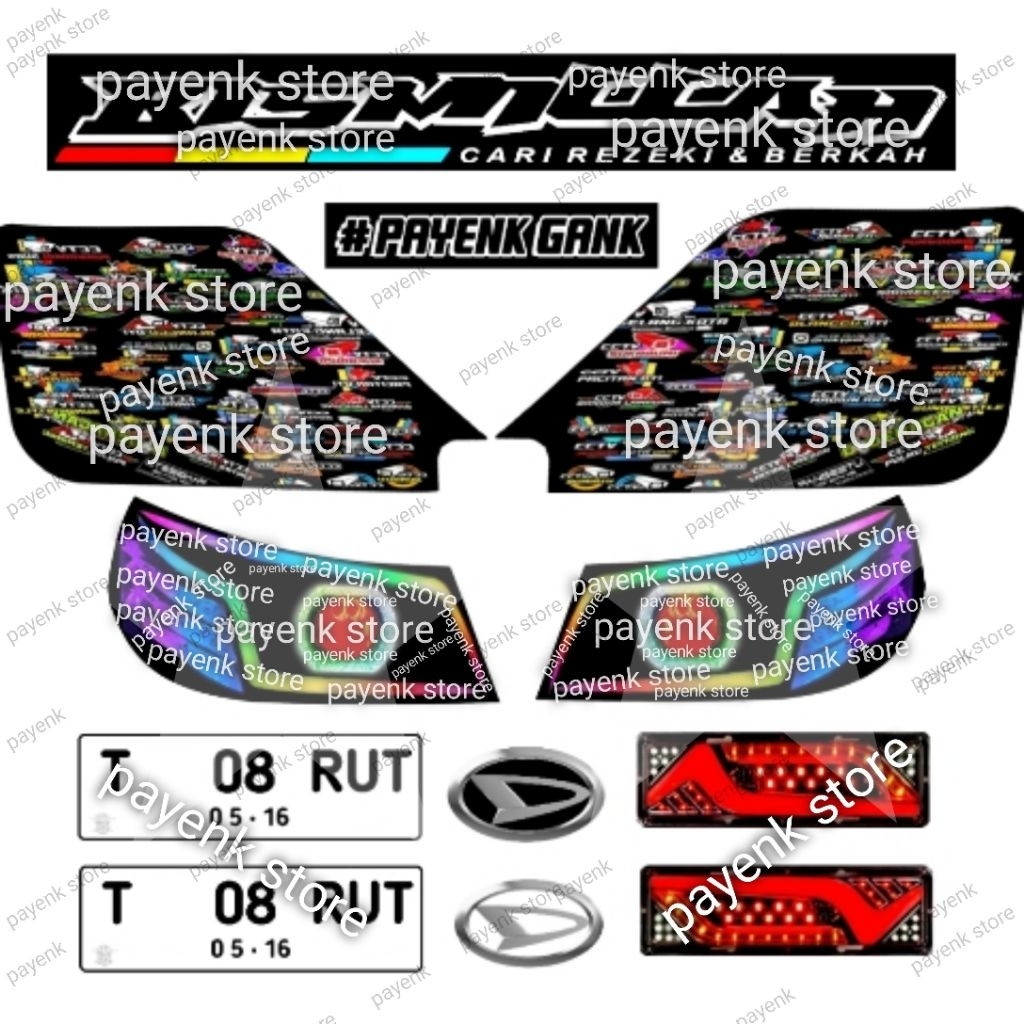 STIKER MINIATUR GRANDMAX BILED RGB