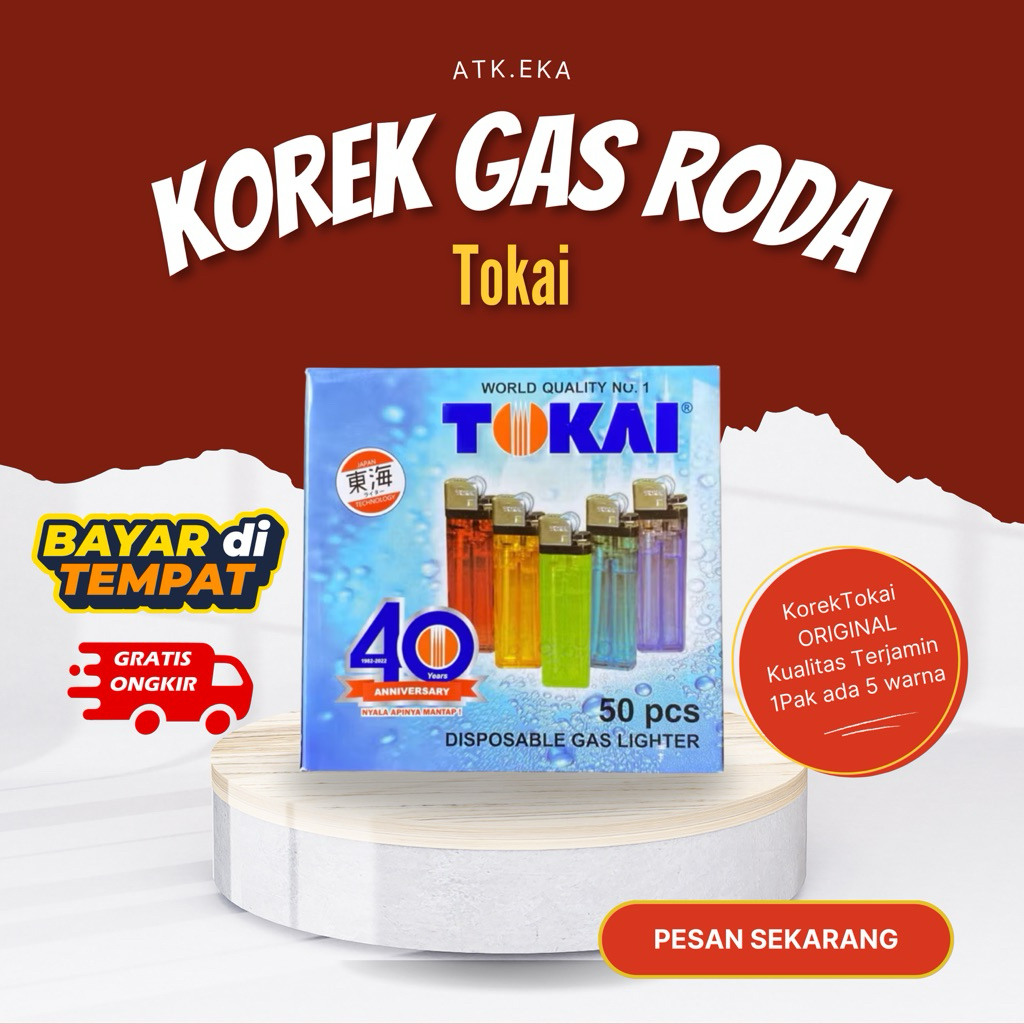 KOREK TOKAI/ KOREK TOKAI ASLI 1 BOX/ GROSIR KOREK TOKAI