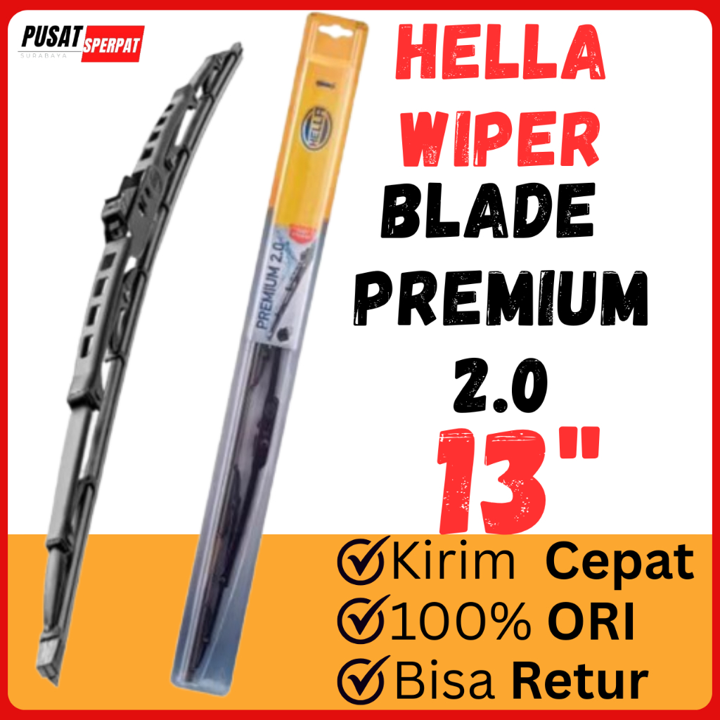 HELLA – WIPER HELLA BLADE ORIGINAL KARET WIPER MOBIL HALUS KUAT TAHAN LAMA ANTI GORES