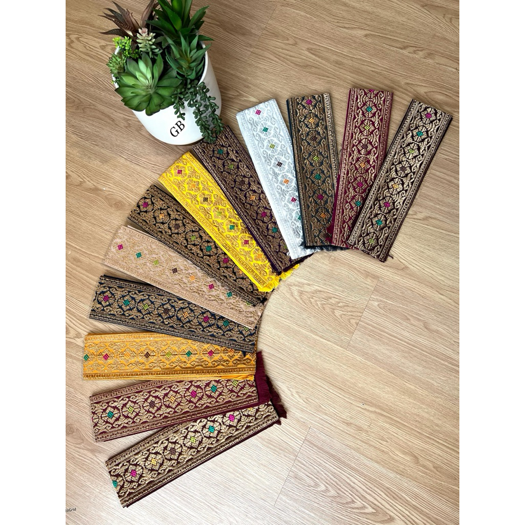 obi bordir. selendang bali.