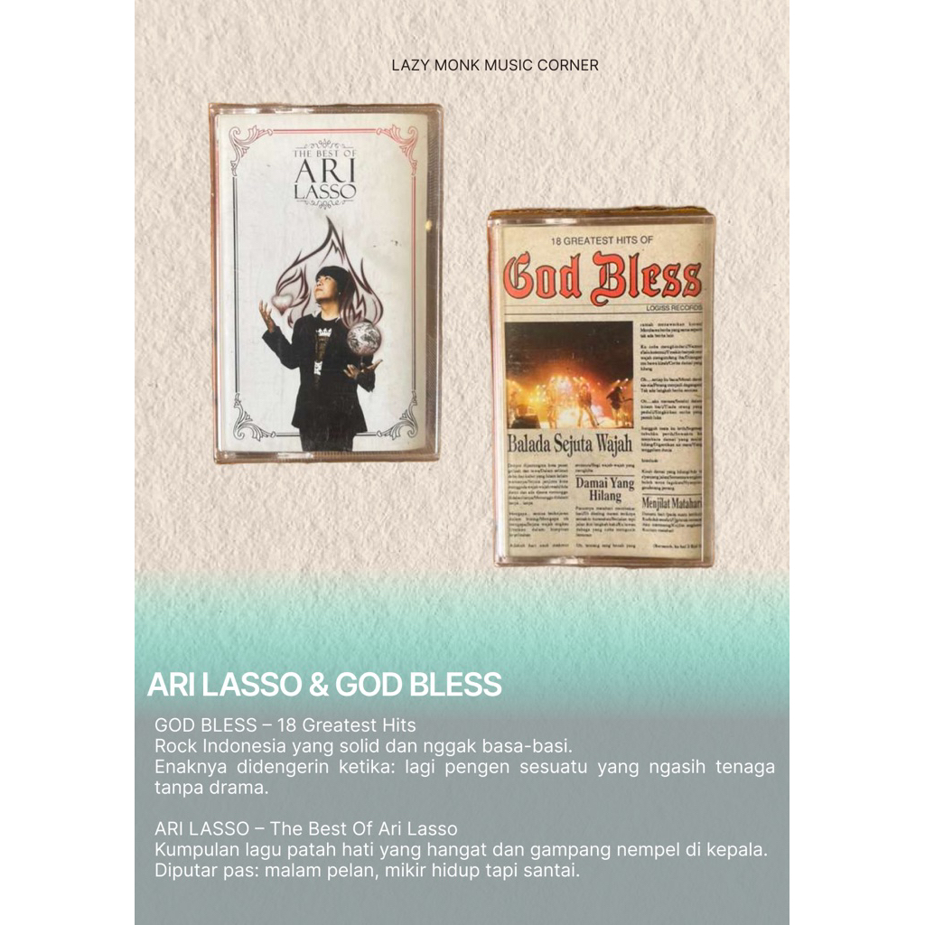 Kaset Pita Ari Lasso & God Bless