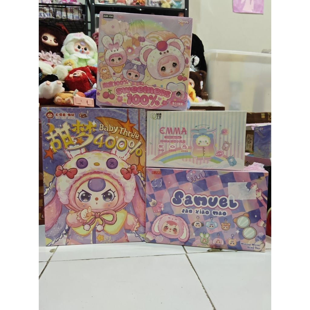 Khusus CO 1set - Set Nommi V9 - Set Mirror Samuel - Set Kipas Emma - BB3 V5 Sealed - Set Secret Maca