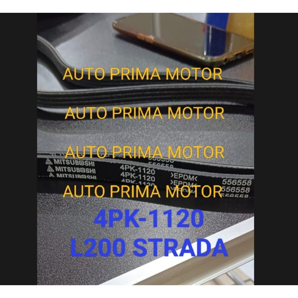 FAN VAN V BELT TALI KIPAS 4PK1120 L200 STRADA 4PK-1120