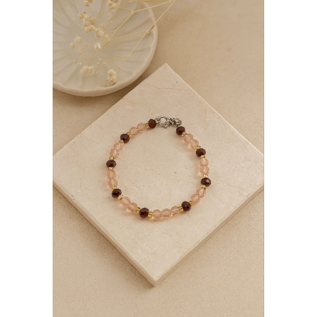 Aquamarine Breeze - Gelang manik kristal