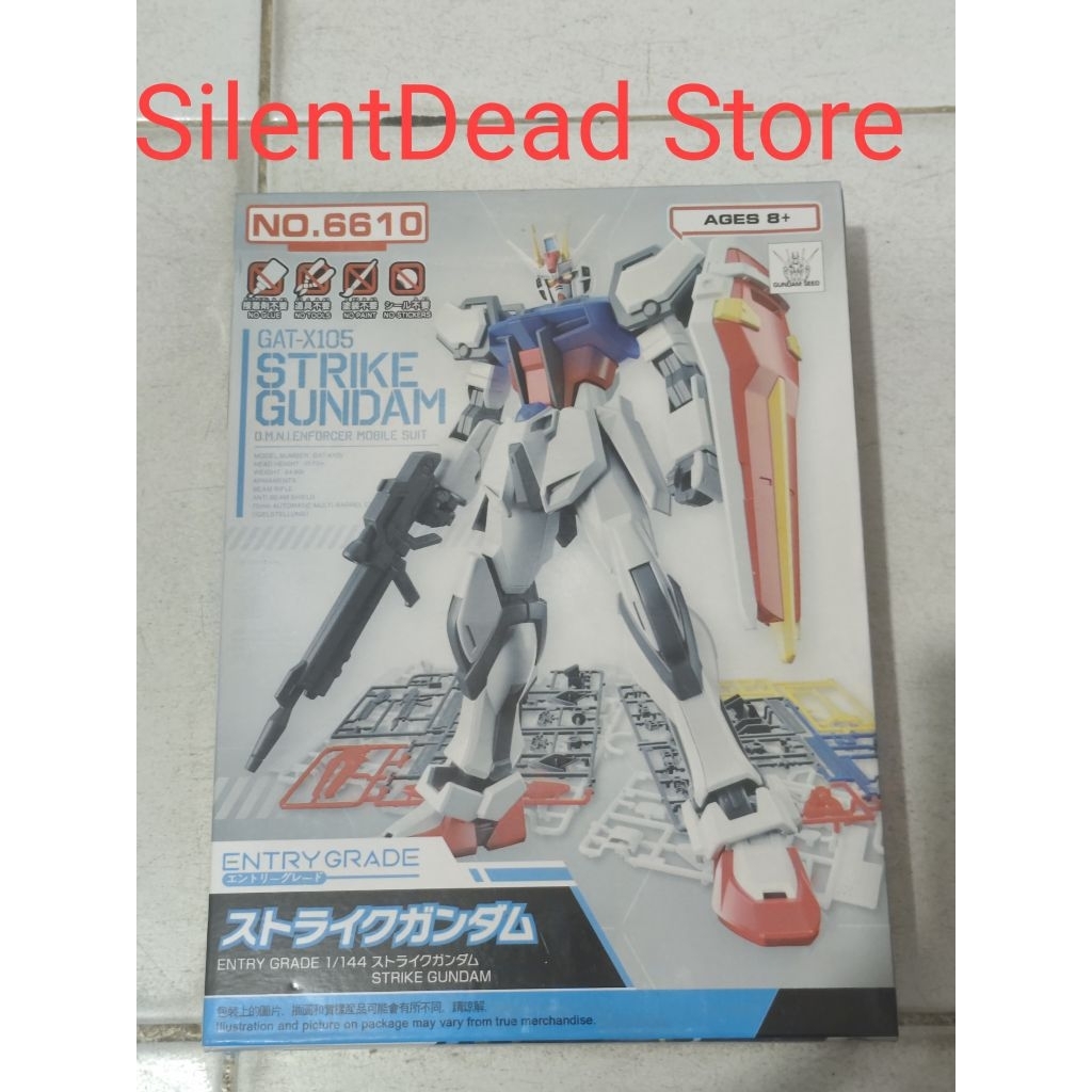 Mainan Rakit Strike Gundam GAT-X105