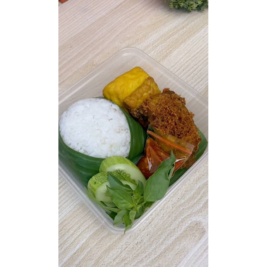 paket ayam goreng serundeng lengkuas