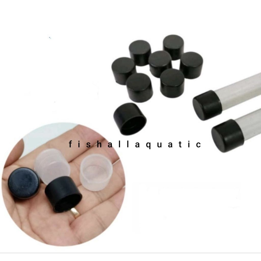 DOP TUTUP PIPA AQUARIUM TUTUP PIPA AQUARIUM  5/8 INCH ATAU PIPA PVC TUTUP PIPA HITAM ATAU PUTIH