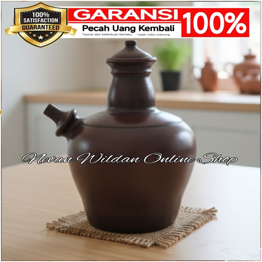 KENDI TANAH LIAT 3 LITER | KENDI GERABAH | KENDI TANAH LIAT PANCI  | KENDI TRADISIONAL