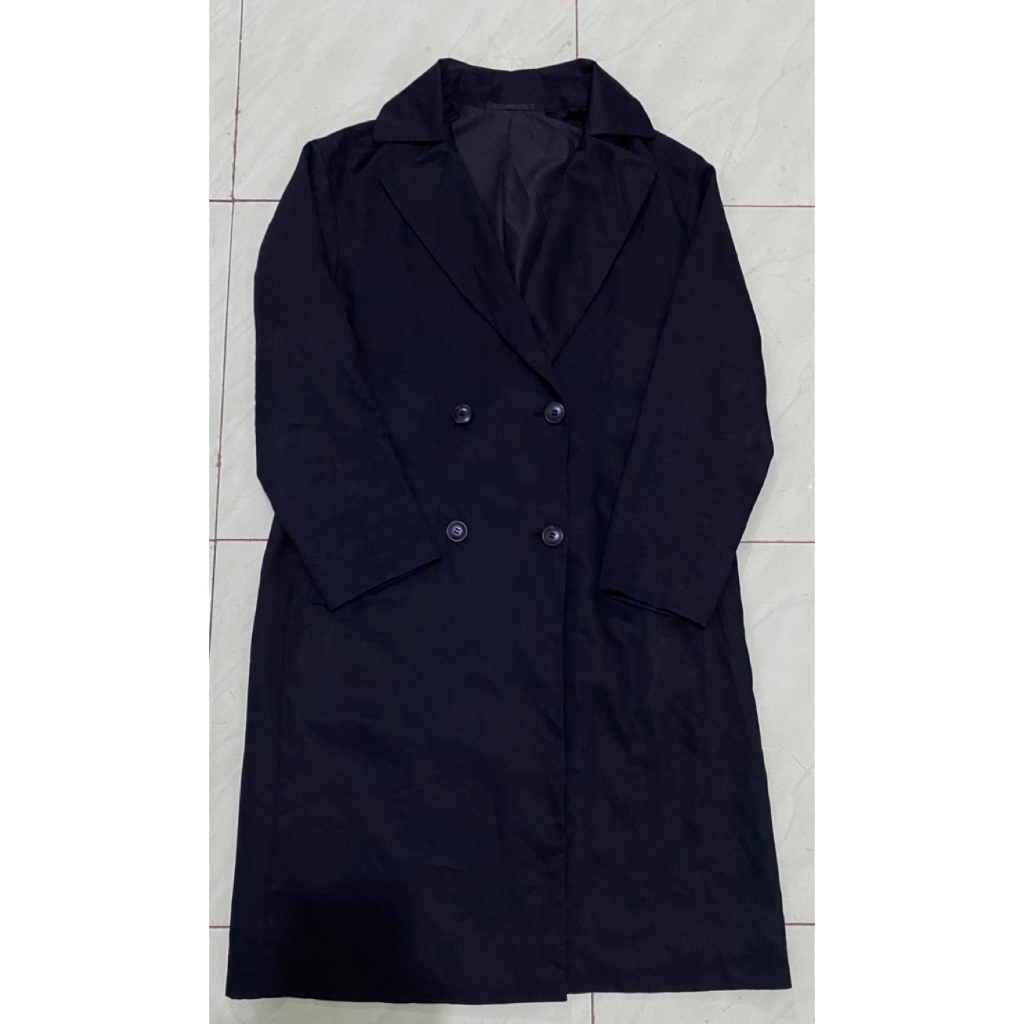 Coat Branded Uniqlo / Uniqlo trench coat / Coat branded