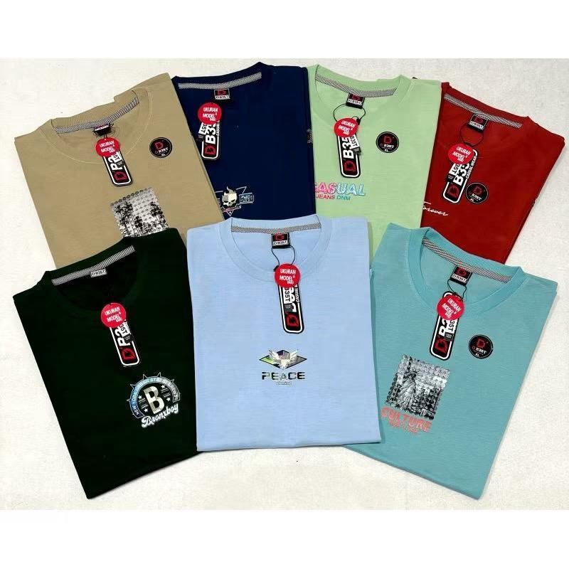 Beli 1 Dapat 4 Kaos Distro Pria | Kaos Pria 100 Dapat 4 |T-Shirt Pria Distro | Baju Kaos Distro Pria