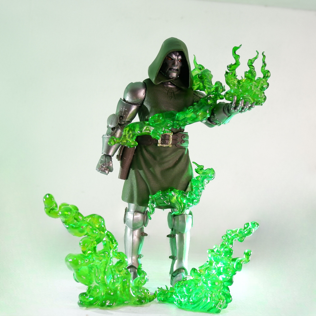 Miniature accessories Set Fire Smoke Effect for Marvel Legends Dr Doctor Doom Mezco kitbash Action F