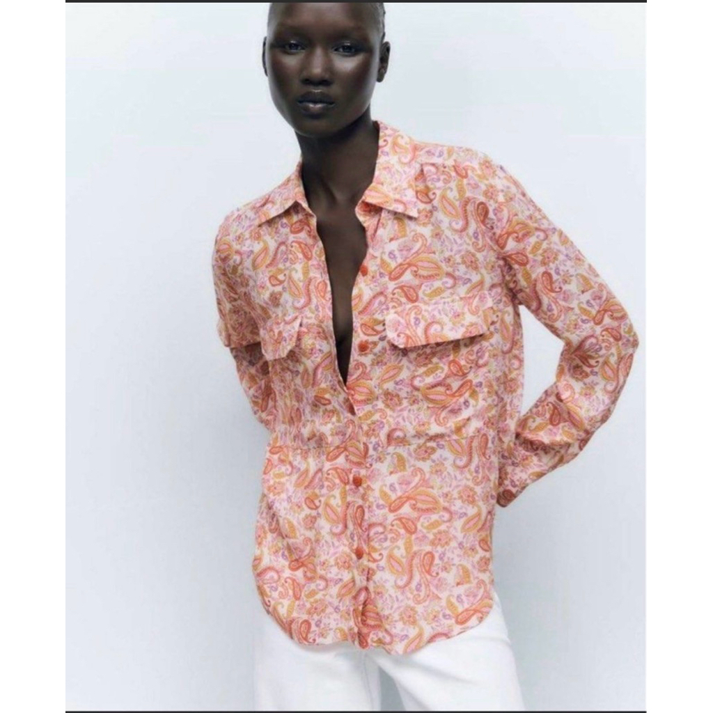 zara shirt floral
