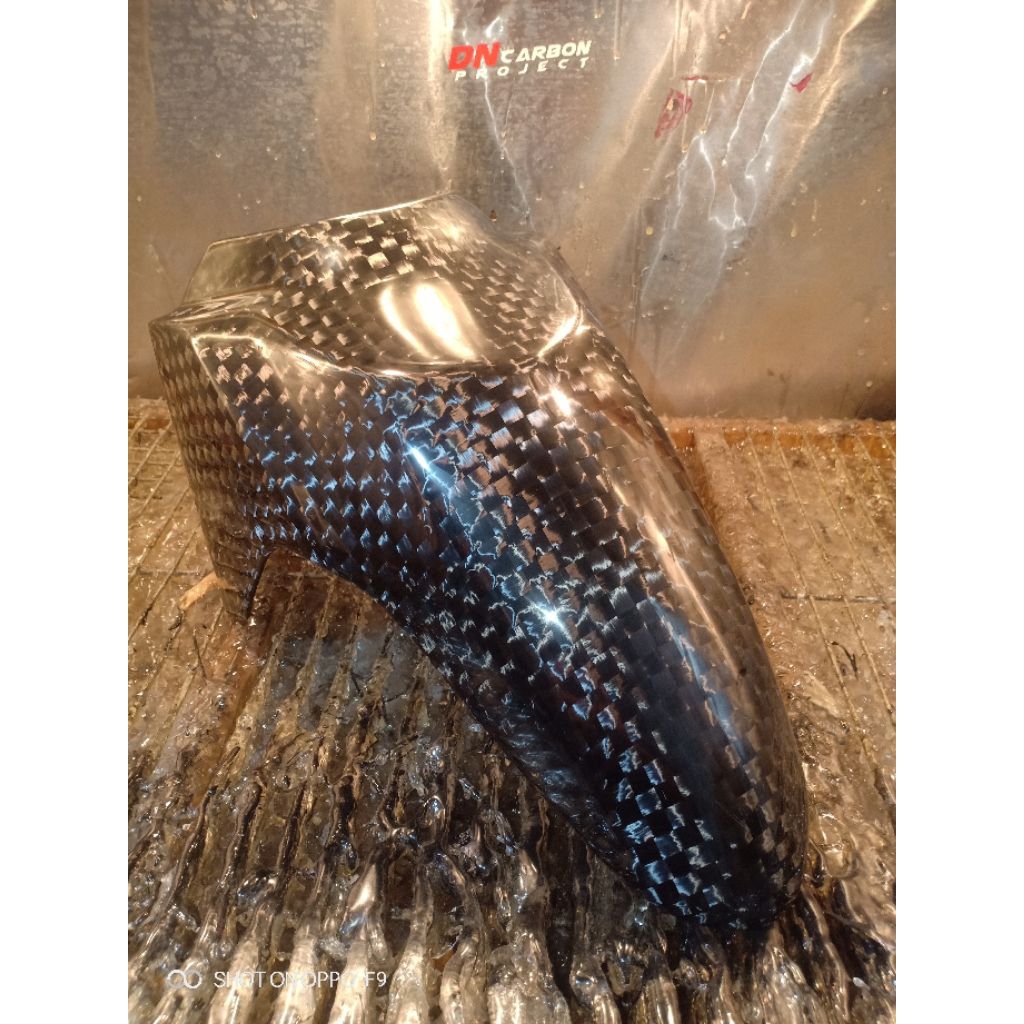 SPAKBOR DEPAN VARIO PNP BEAT DELUXE CARBON KEVLAR