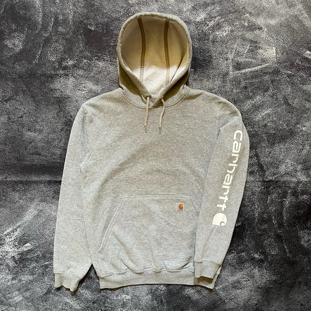 Hoddie spellout carhatt grey original
