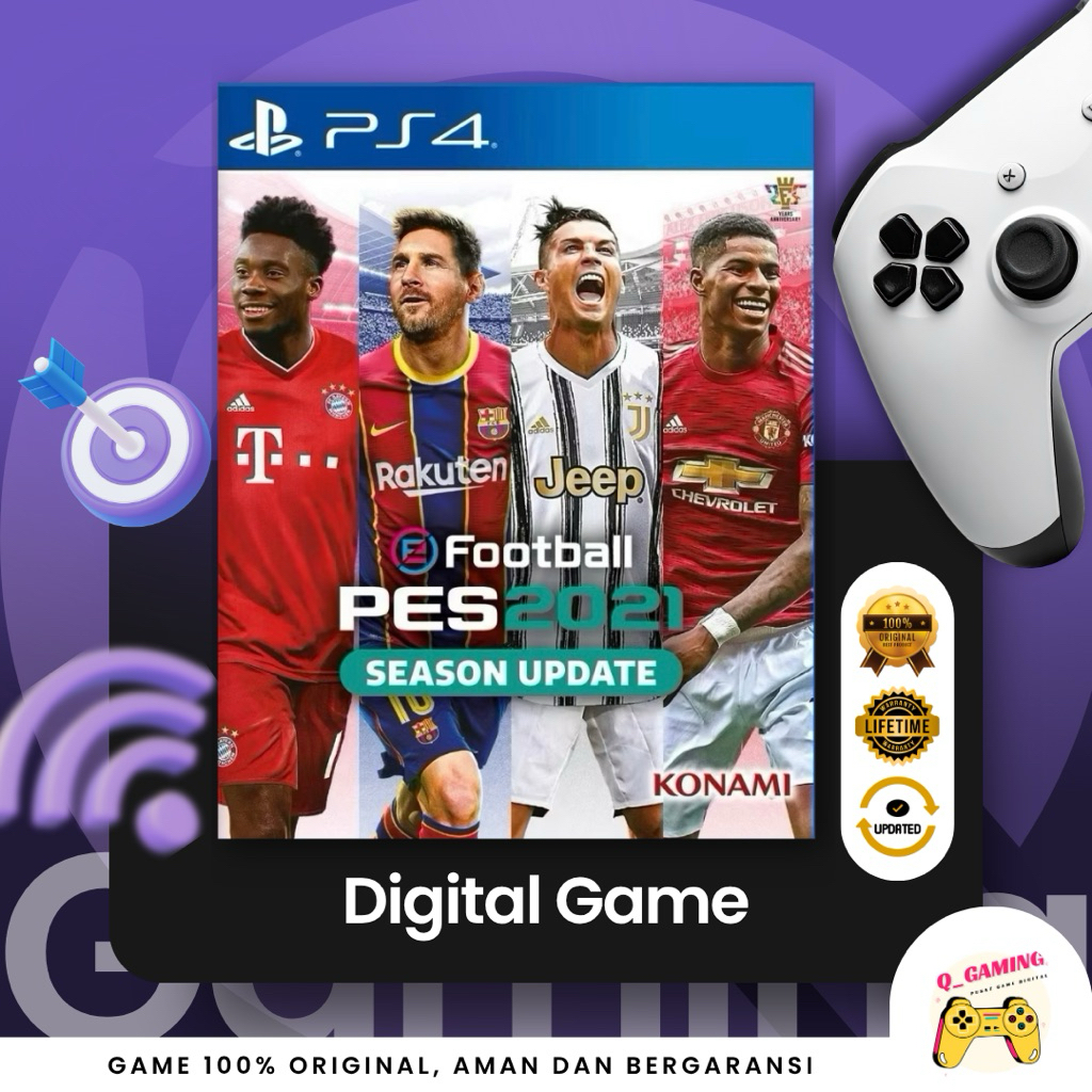 PS4 Efootball PES 2021 Full Game Digital Download Pes 21