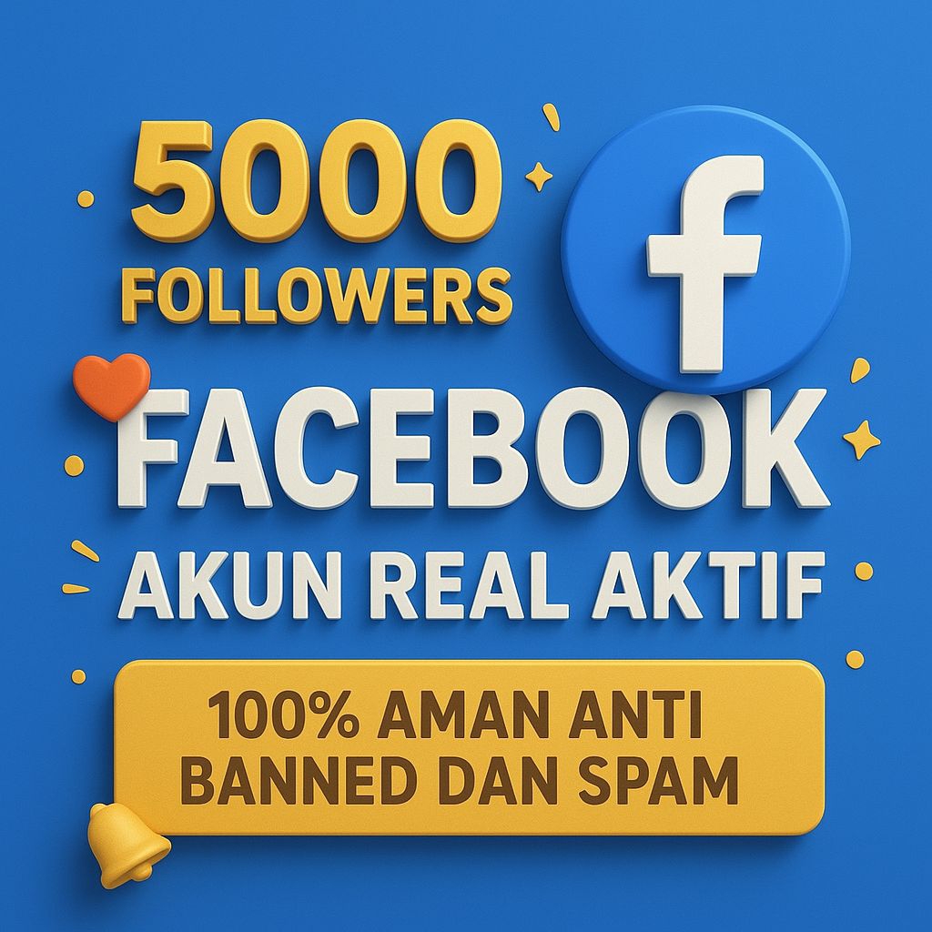Followers Facebook Pengikut Facebook Aman Monetisasi Pengikut Profil/Halaman