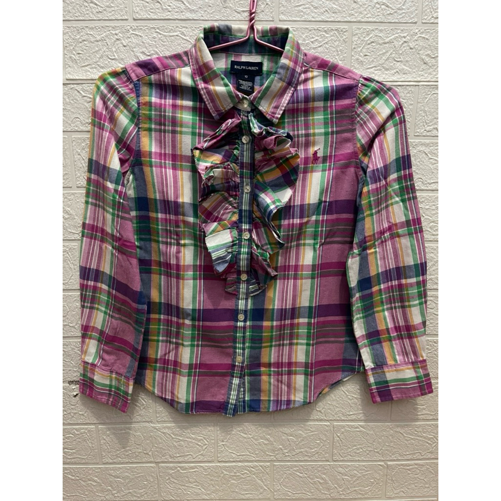 Kemeja Anak Cewek Polo Ralph Lauren Original Second