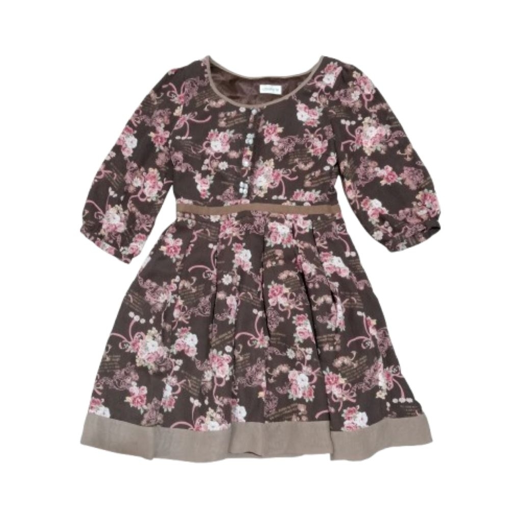 Axes Femme Pink Floral Vintage Dress