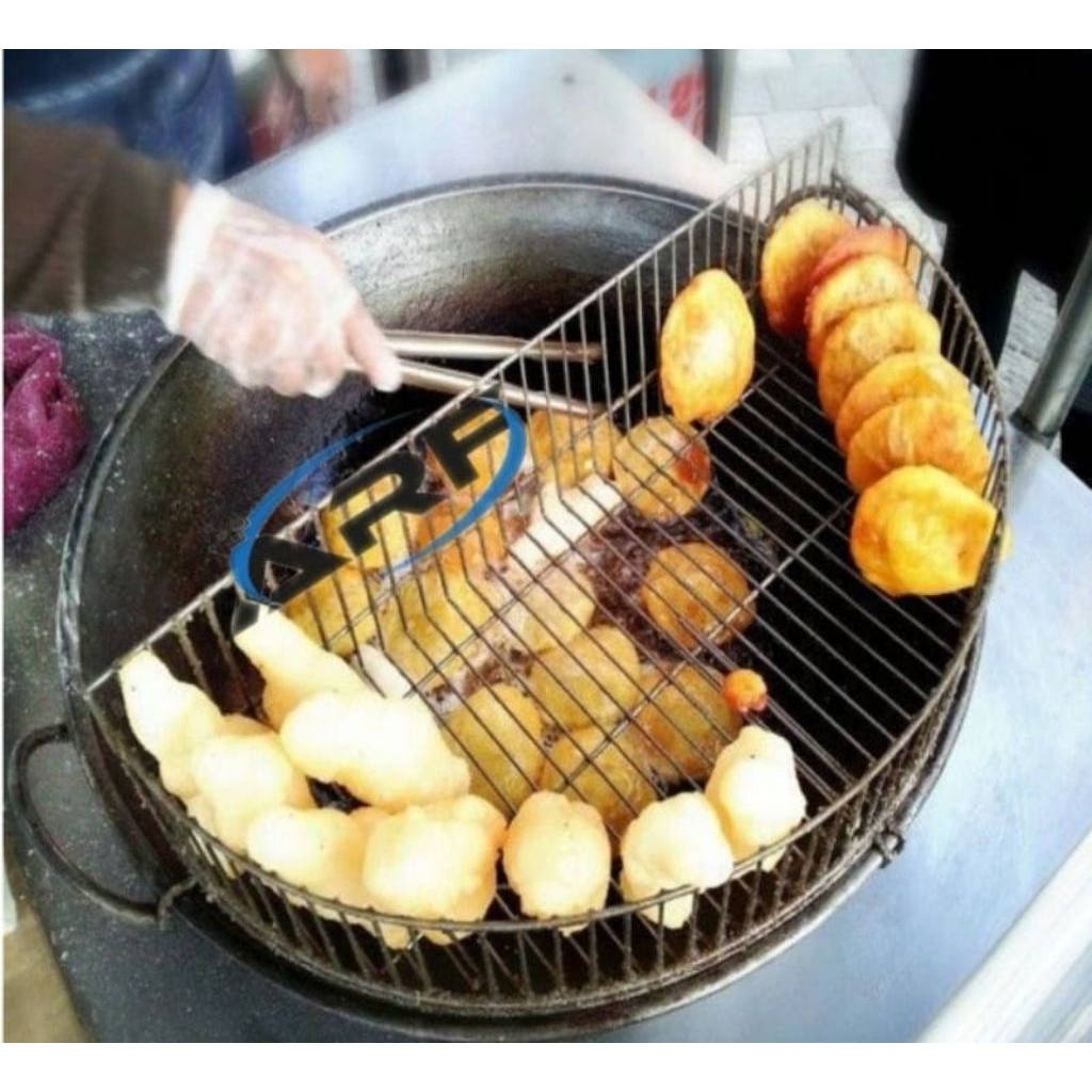 rak wajan pengiris minyak gorengan saringan