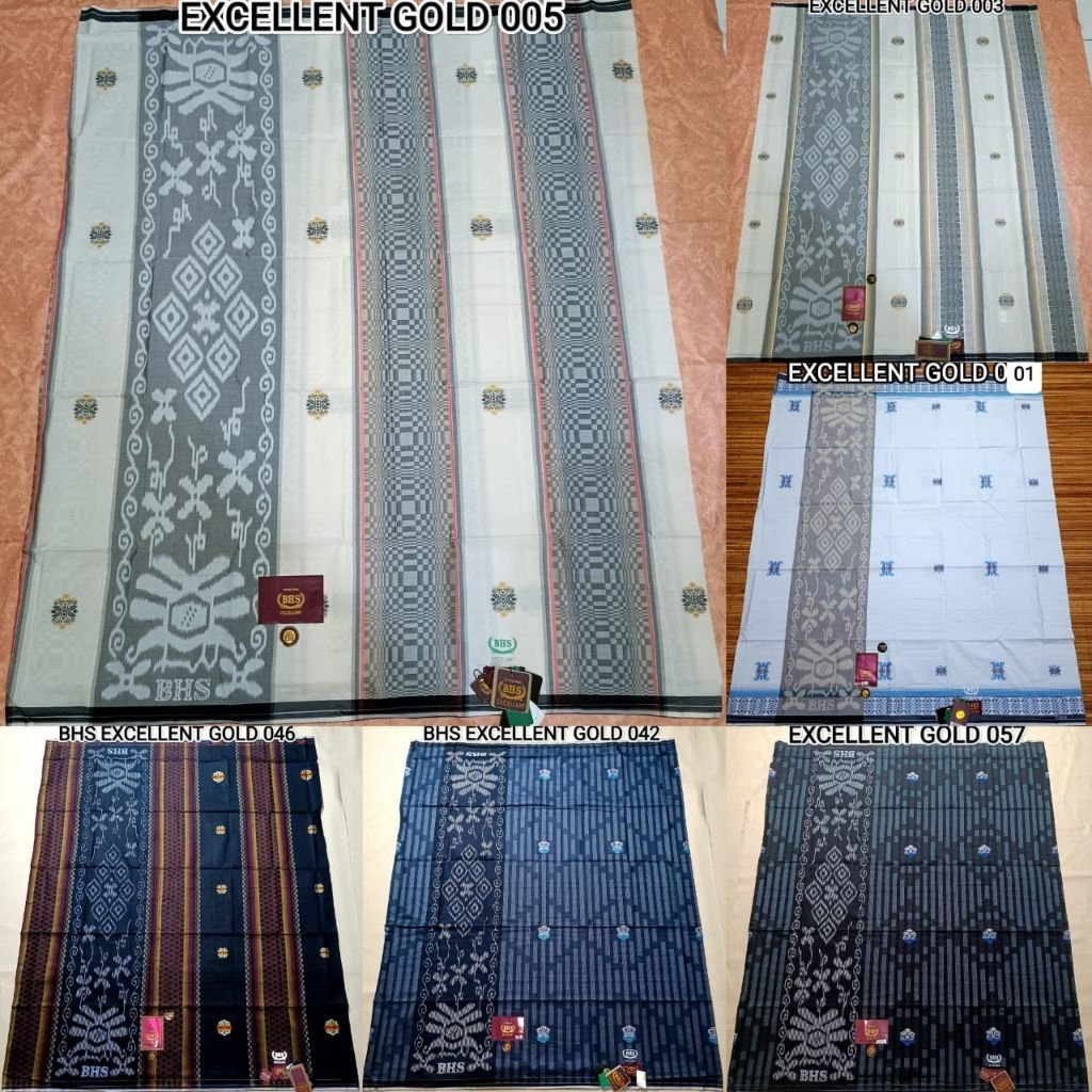 SARUNG BHS EXCELLENT SONGKET GOLD ORIGINAL, SARUNG BHS EXCELLENT SONGKET ORIGINAL